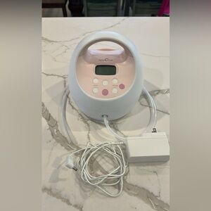 Spectra White and Pink Breast Pump
